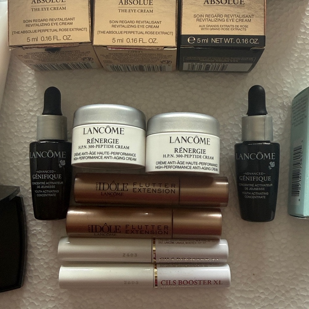 Lancome Absolue Skincare & Makeup & mascara. 20 products + 1 bags + pouch. NIB - Picture 8 of 12